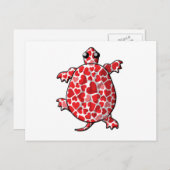 バレンタインカメ シーズンポストカード (正面/裏面)