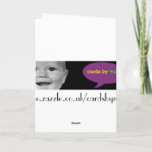 バレンタインカード自由の女神 シーズンカード (裏面)