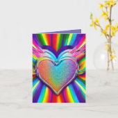 バレンタインカード カード (黄色い花)