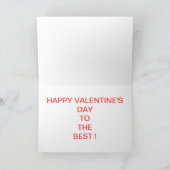 バレンタインカード シーズンカード (内部)