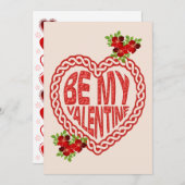 バレンタインカード シーズンカード (正面/裏面)