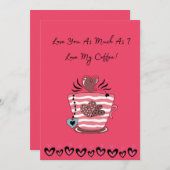 バレンタインカード シーズンカード (正面/裏面)