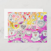 バレンタインカード シーズンカード (正面/裏面)