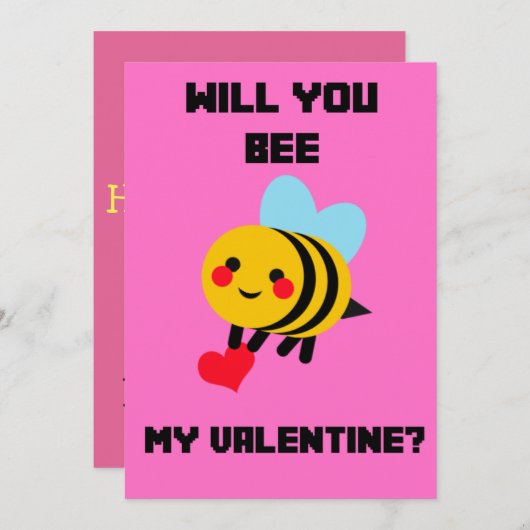 『バレンタインカード』 シーズンカード (正面/裏面)