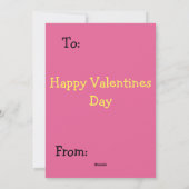 『バレンタインカード』 シーズンカード (裏面)