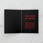 バレンタインカード シーズンカード (内部)