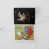 バレンタインカード シーズンカード (内部)