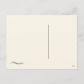 バレンタインカード、愛引用文、レトロ シーズンポストカード (裏面)