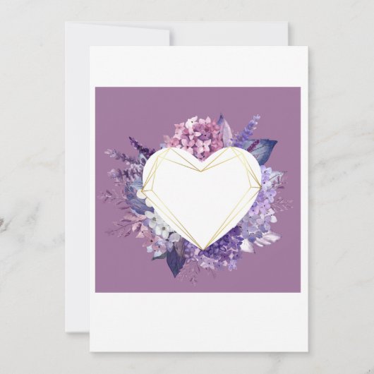 バレンタインカード 招待状 (正面)