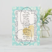 バレンタインカード 招待状 (スタンド正面)