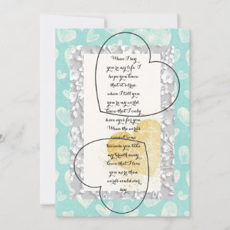 バレンタインカード 招待状