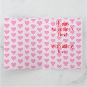 バレンタインカード, 犬 カード (内部)