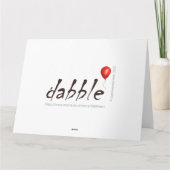 バレンタインカード - 2匹の愛らしいねずみ カード (裏面)