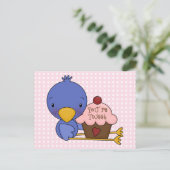 バレンタインカー子供へド シーズンポストカード (スタンド正面)