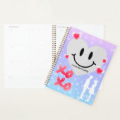 バレンタインガラスハートバルーンバブルガムカップル プランナー手帳 (ディスプレー)