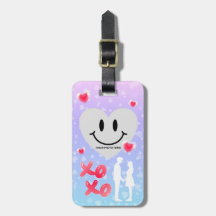 バレンタインガラスハートバルーンバブルガムカップル