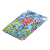 バレンタインガーデお洒落ンマグネット*カスタマイズ. マグネット (左側)