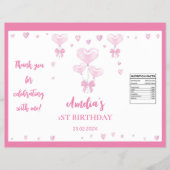 バレンタインガール誕生日チップバッグラッパー チラシ (正面)