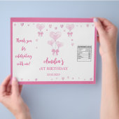 バレンタインガール誕生日チップバッグラッパー チラシ (手)