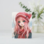 バレンタインガール シーズンポストカード (スタンド正面)