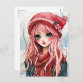 バレンタインガール シーズンポストカード (正面/裏面)