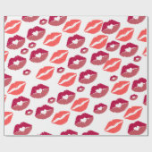 バレンタインキスでミスをさよなら ブライズシャワー ラッピングペーパー (フラット)