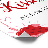 バレンタインキスのブライダルシャワー記号の数を推測 ポスター (角)