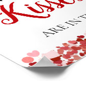 バレンタインキスのブライダルシャワー記号の数を推測 ポスター (角)