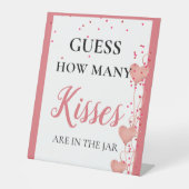 バレンタインキスのブライダルシャワー記号の数を推測 台座サイン (正面)