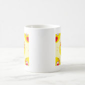 バレンタインキス絵文字 コーヒーマグカップ (中央)