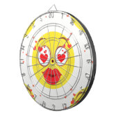 バレンタインキス絵文字 ダーツボード (正面右)