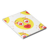 バレンタインキス絵文字 ノートパッド (アングル)