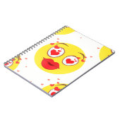 バレンタインキス絵文字 ノートブック (左側)