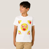 バレンタインキス絵文字 Tシャツ (正面フル)
