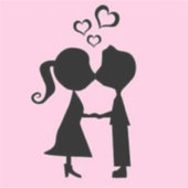 バレンタインキス シール (正面)