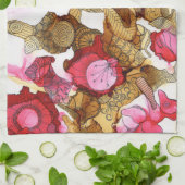 バレンタインキッチンタオル キッチンタオル (折り畳み)