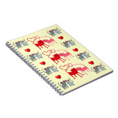 バレンタインキャッツノート ノートブック (右側)