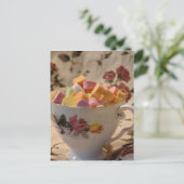 バレンタインキャンディとバラティーカップ シーズンポストカード (スタンド正面)