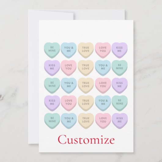 バレンタインキャンディハートサンダー_コーブ 招待状 (正面)