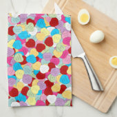 バレンタインキャンディハート – キッチンタオル (四つ折り)