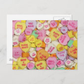 バレンタインキャンディハート シーズンポストカード (正面/裏面)