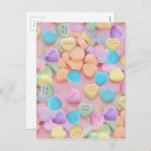 バレンタインキャンディハート シーズンポストカード (正面/裏面)