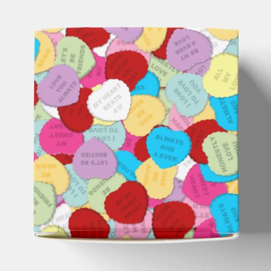 バレンタインキャンディハート-ハートビーフボックス フェイバーボックス (上部)