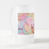 バレンタインキャンディハート フロストグラスビールジョッキ (正面左)