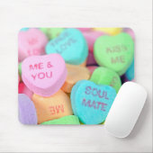 バレンタインキャンディハート マウスパッド (マウス)
