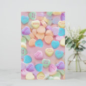 バレンタインキャンディハート 便箋 (スタンド正面)