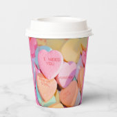 バレンタインキャンディハート 紙コップ (裏面)