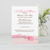 バレンタインキャンディブライダルシャワー 招待状 (スタンド正面)