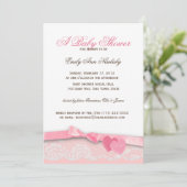 バレンタインキャンディベビーシャワー 招待状 (スタンド正面)