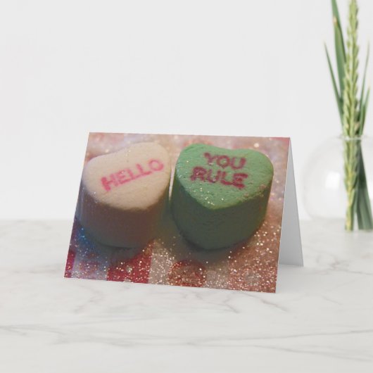 バレンタインキャンディ シーズンカード (正面)